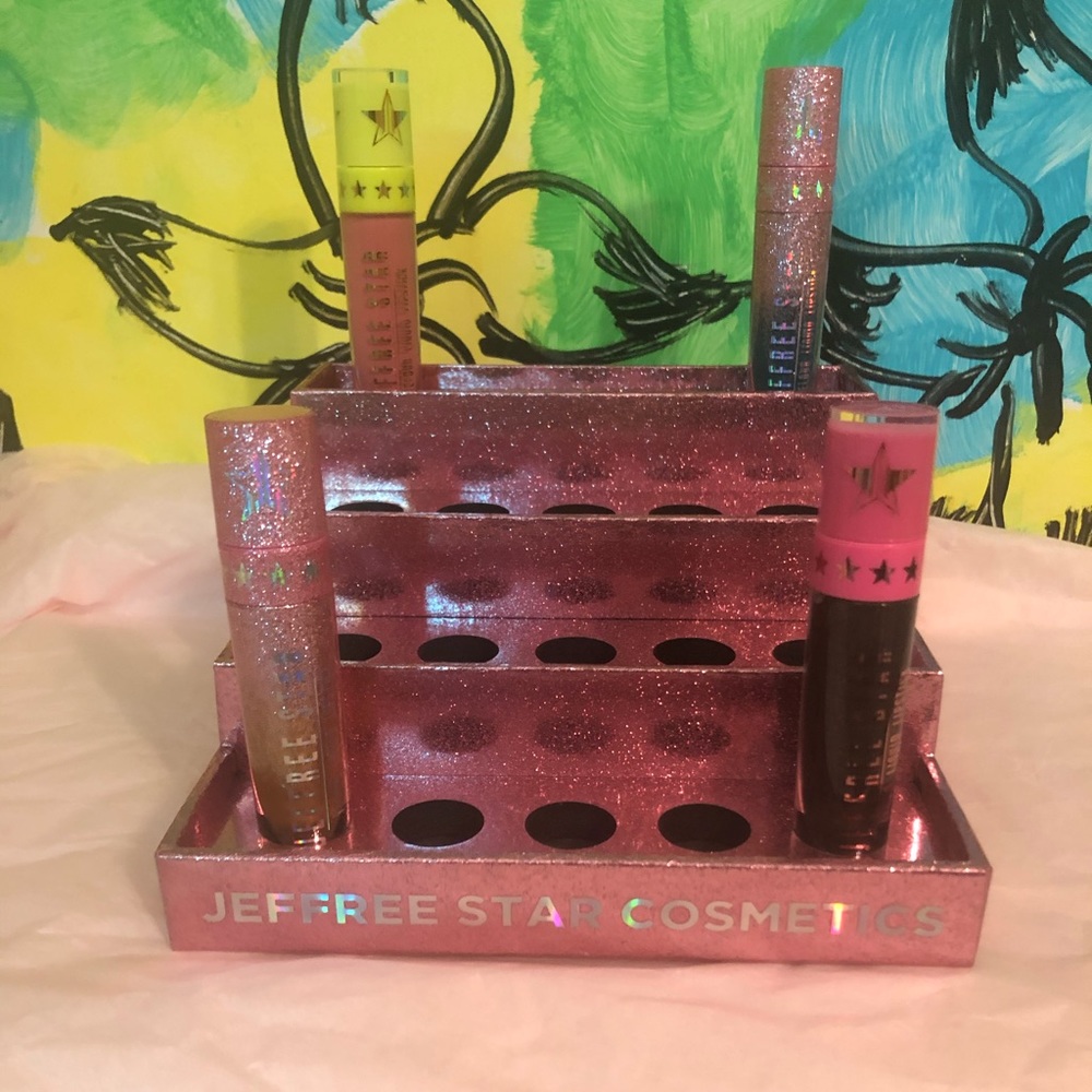 Jeffree Star Pink Glitter Lipstick Holder BNIB